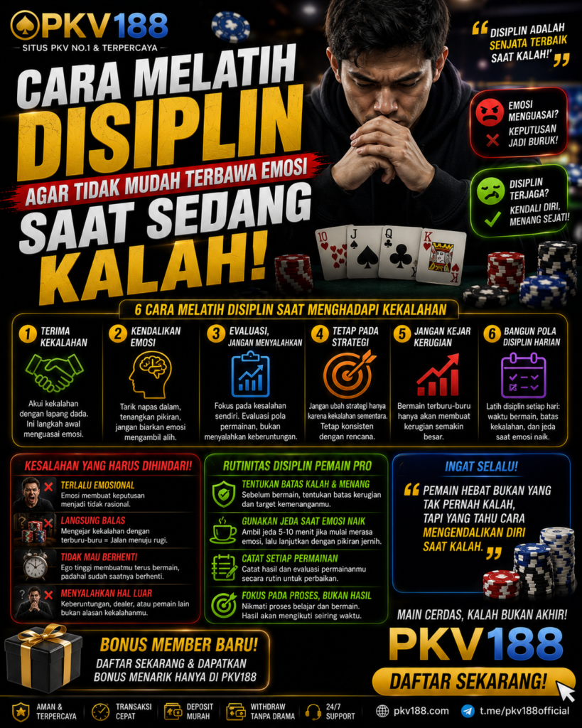 Cara Melatih Disiplin agar Tidak Mudah Terbawa Emosi Saat Sedang Kalah b40b36ba fdd9 4cc8 9724 592d377e0d50