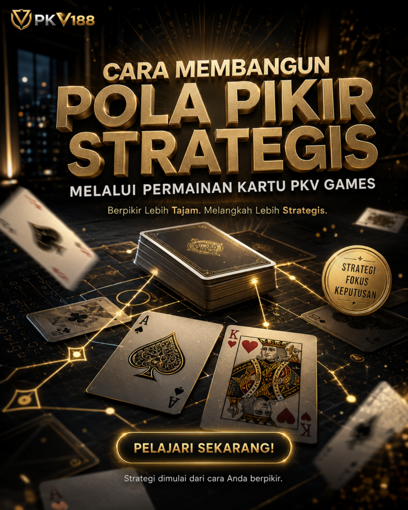 Cara Membangun Pola Pikir Strategis Melalui Permainan Kartu PKV Games 0161548a d77c 42af 8224 f9f7c3949bad